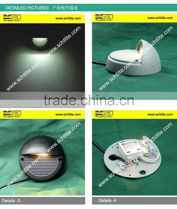 FREIND IP54 3W round outdoor led wall light