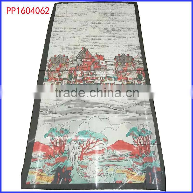 Wholesale leopard chiffon cashew nuts printing chiffon hijab scarf