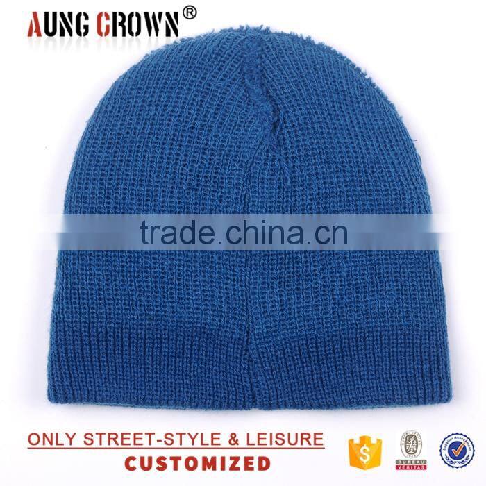 Custom Acrylic Beanie Hats Knitting Pattern