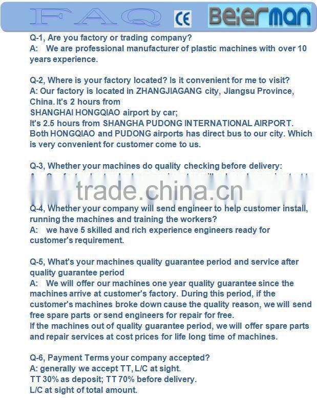 full-automatic plastic wood profile made machine