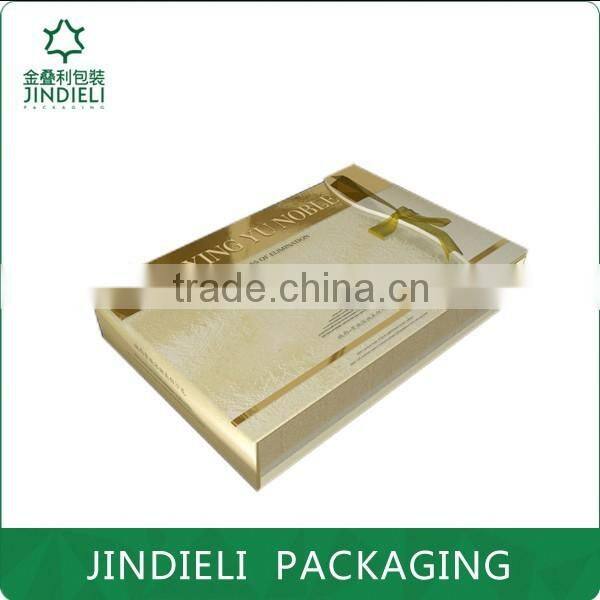 decorative printing paper beauty wooden cosmetic box packaging