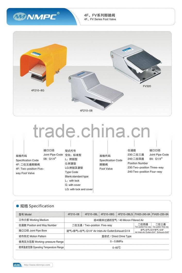 Factory Trade Assurance foot valve in valves