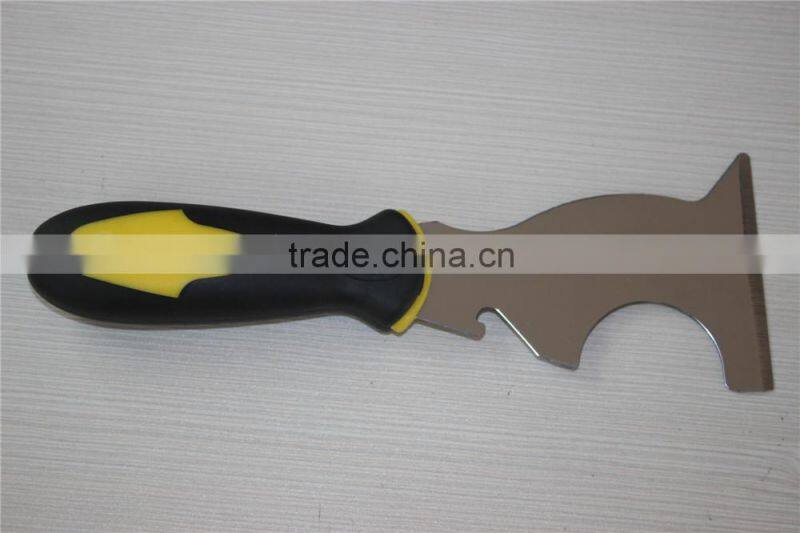 6 in 1 PUTTY KNIFE with rubber handle