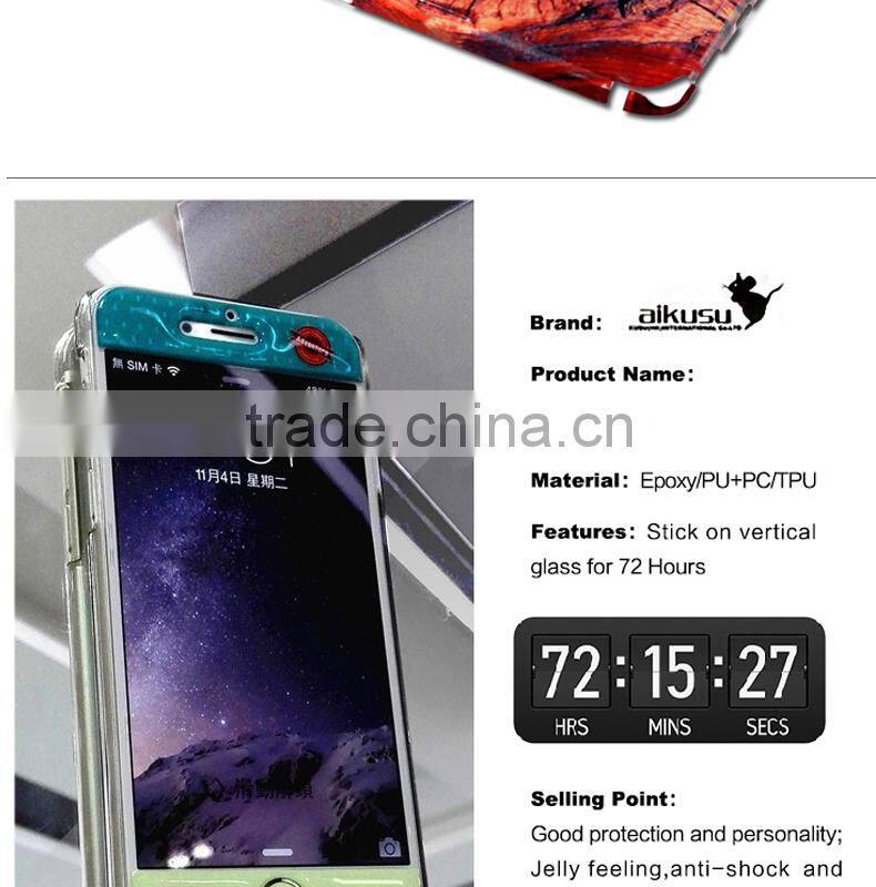 epoxy gel Case Cover Skin Sticker for Apple iPhone 5 5G 5th and samsung s4 s3