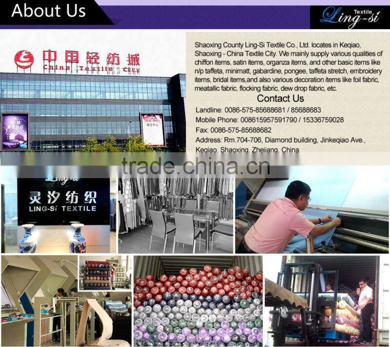 Embroidered Organza Fabric for Dress and Bridal