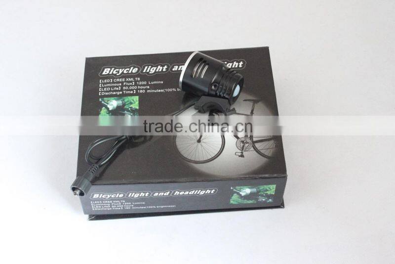 High Power 1200 lumens 2* XM-L T6 LED Bicycle Light