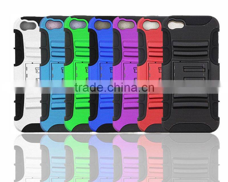 Kickstand skin armor for iPhone 5G 5S defender