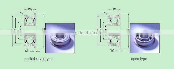 miniature flange bearing MF63ZZ