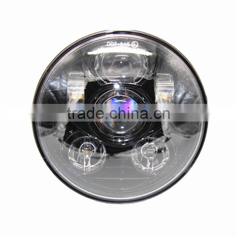 5-3/4" 45w 5.75" Motorcycle Projector led headlight for Harley Sportster,Street Bob FXDB, Iron883, Dyna