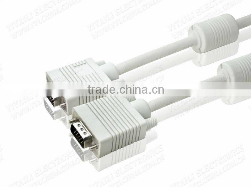 DVI Cable with Two Ferrite cords and Nylon Net