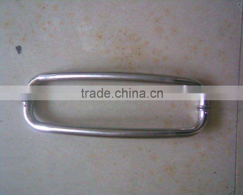 aluminum frame door with stainless steel handle