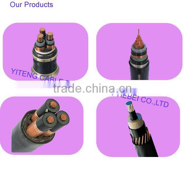 6|10kV CU|XLPE|PVC|PE Medium Voltage Power Cable