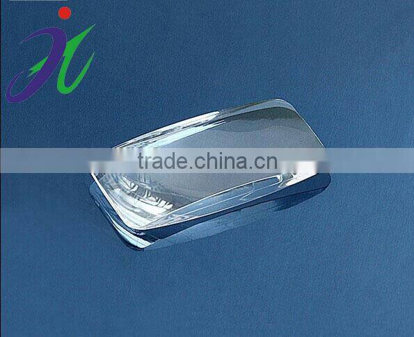 Mini PMMA square magnifying glass for testing skin