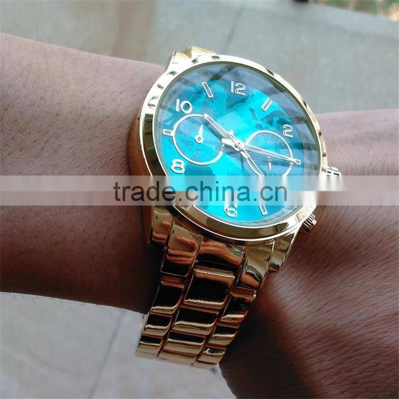 NEW !2016Michael Fashion casual Silica Gel USA Famous Brands Luxury Women Quartz Watch k gold wristwatch