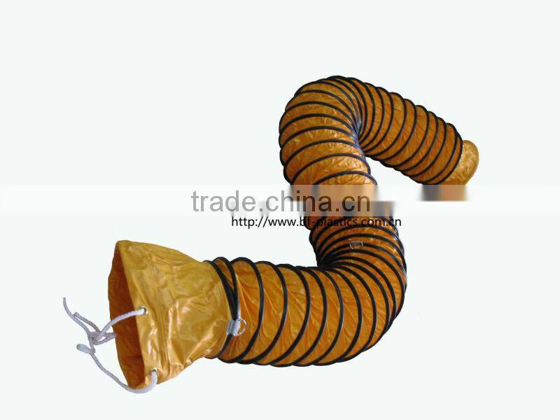 PVC fire proof flex welding ventilation duct hose