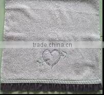 Pure Cotton Jacquard Solid Colour Set Towels for Bath