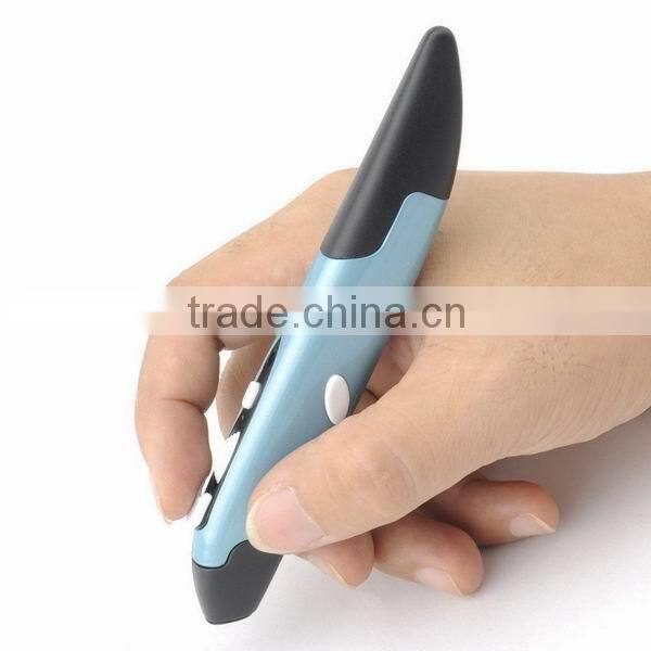 Fancy items optical oem pen shaped mouse wireless mouse 2.4ghz with USB receiver for corporate gift
