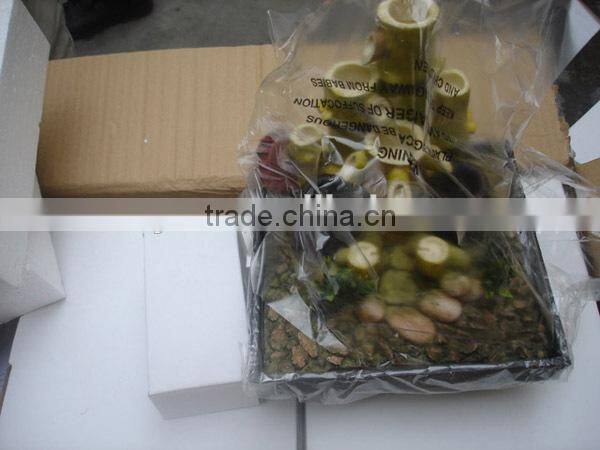 Polyresin handmade indoor floor fountain for sale