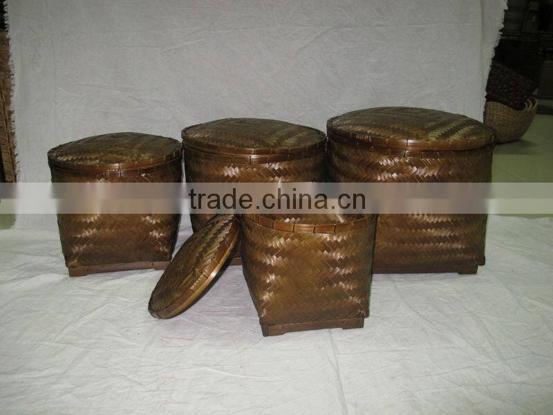 2015 New Product Water Hyacinth Basket for Home Decoration and Furniture