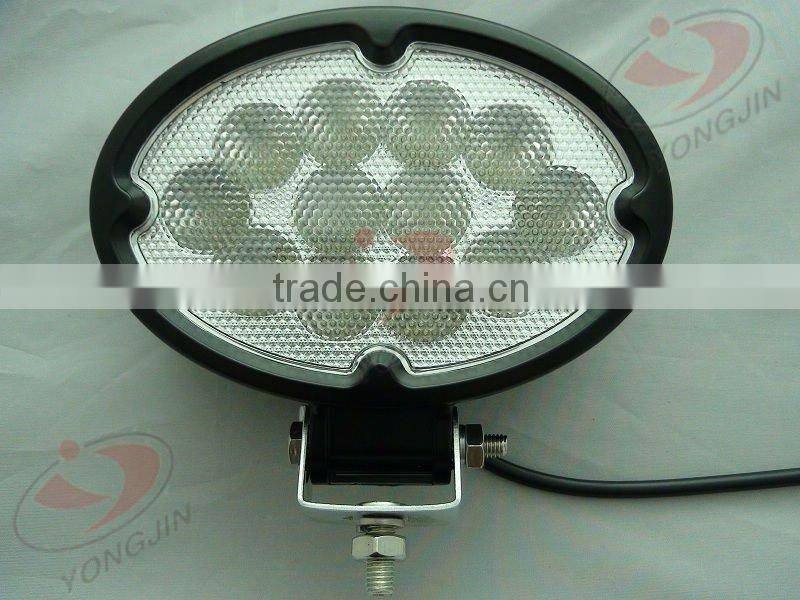 Oval led worklamp/ LED Work Light 36W 9-33V for forklift/ truck/fire engine/ambulance