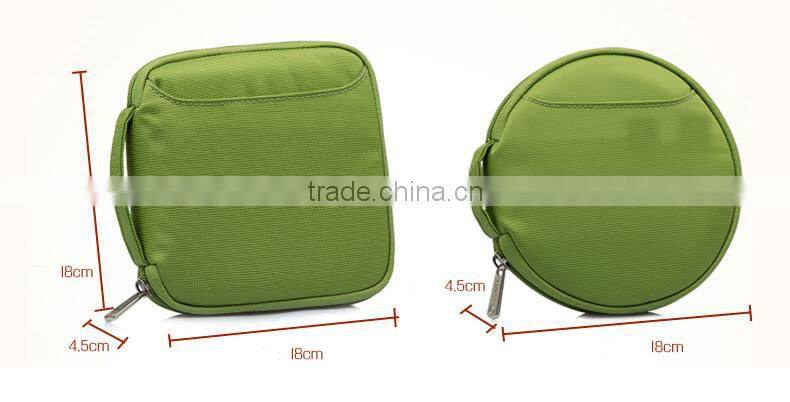 car CD storage case with zipper oxford cloth CD bag