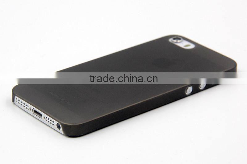 PP cell phone covers for iPhone SE with three sided design