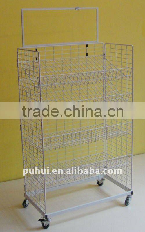 mobile stackable storage basket