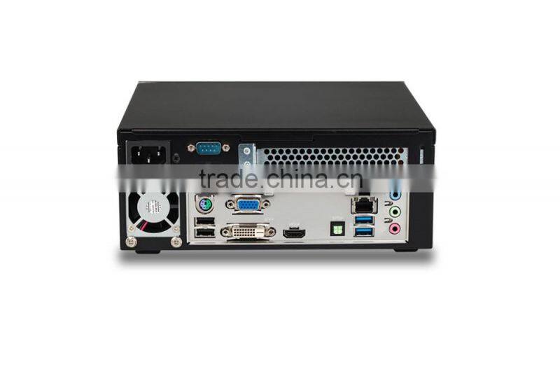 2U industridual itx chassis with 4th generation Intel i3-4160, 3.6G, copper core fan, DDR3 aluminum