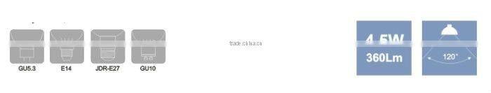 2013 New 4.5W LED E14 Bulb with 120 beam angle