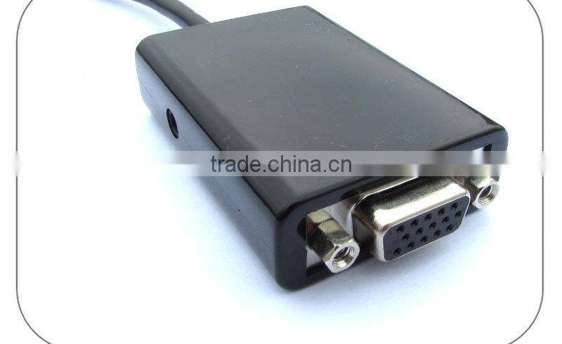 HDMI Male to VGA HD-15 15 Pin Male Adapter Cable Cord for DVD HDTV