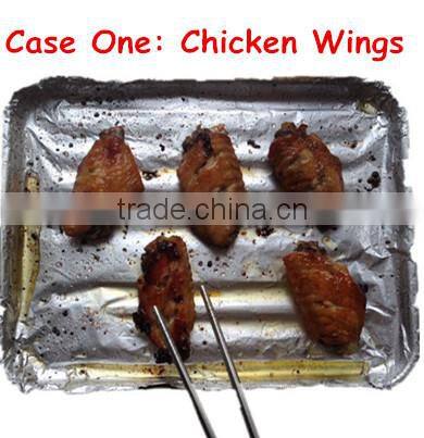 silicone coated non-sticky aluminum foil for kitchen use