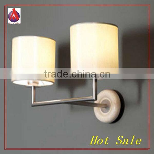 most popular white wood wall lamp in Amercia and Europe