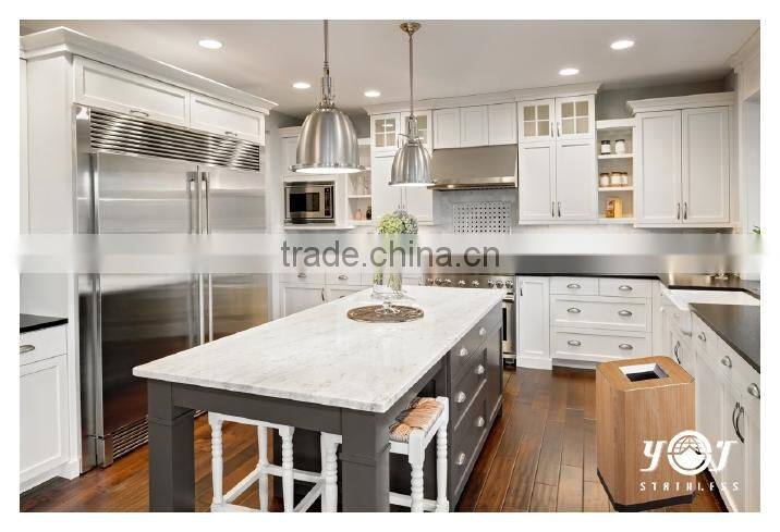 New Stainless Steel Wooden Trash Bin Colorful Wood Trash Bin