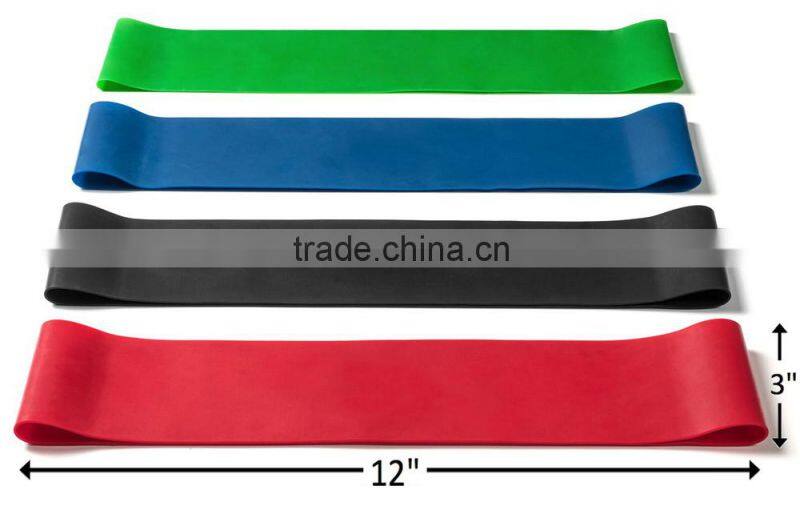 Yoga resistance loop band exercise for fitness