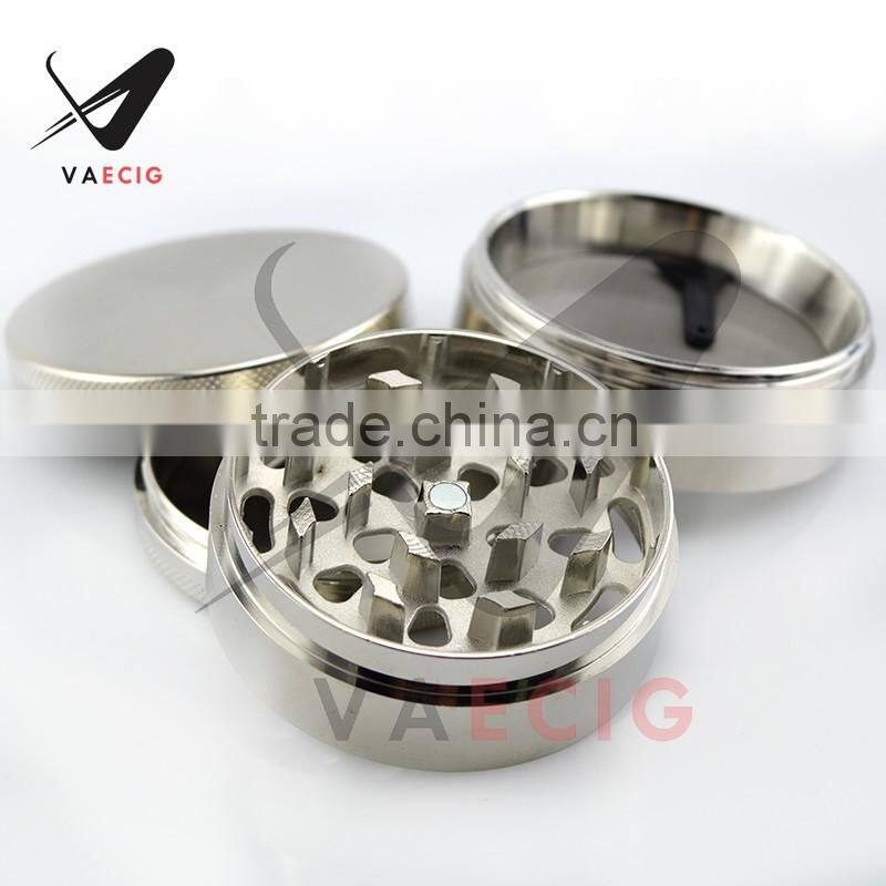 VA Herb Grinder with Pollen Catcher with 34 Teeth for Fine Grinding - 4 Pieces zinc alloy weed grinder