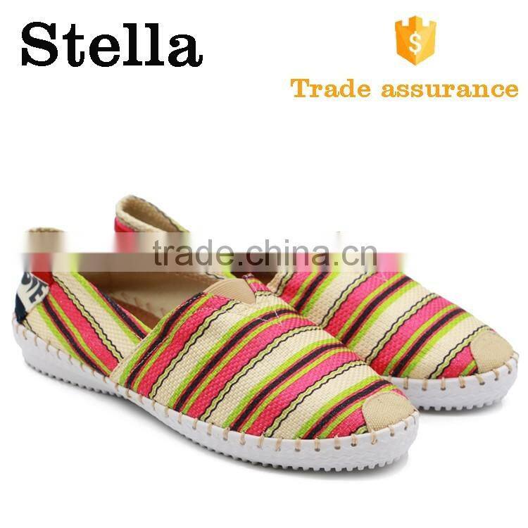 Wholesale casual woven rope rubber moccasin for men