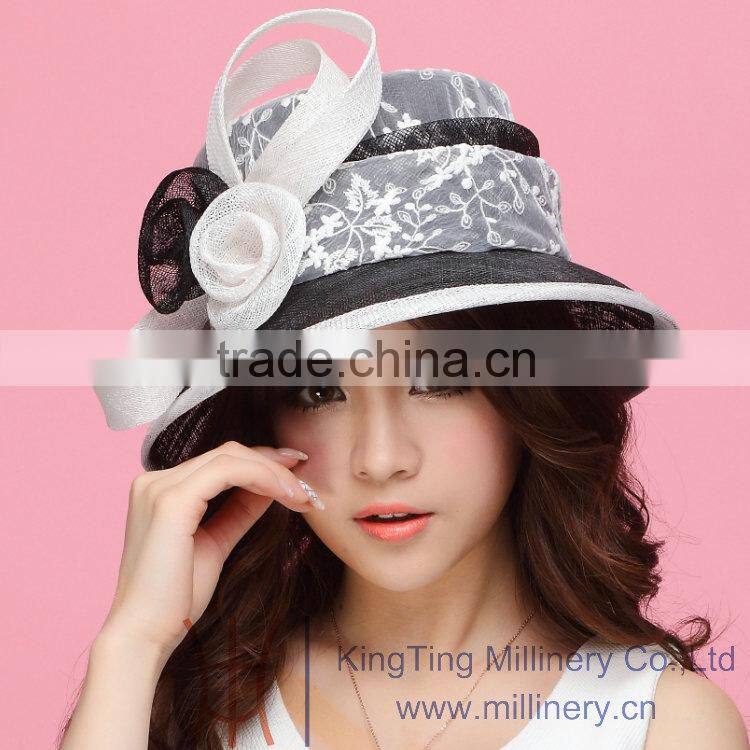 Womens church stripe decorating funny bucket hat