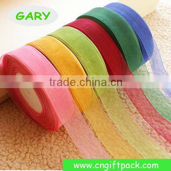 custom organza ribbon printed