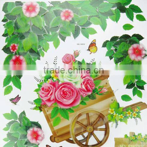 plastic sticker Children gift change sticker uv color changing sticker