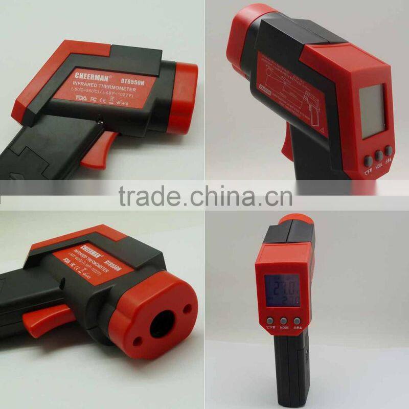 Digital display infrared laser thermometer gun with laser point Temperature Gun (-50-1600C) CE,ROHS DT8700H/8010H/8013T/8016