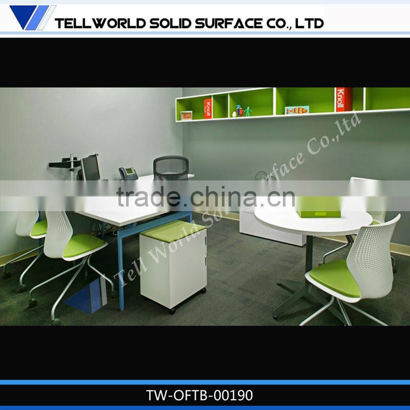 2014 modern office desk design manager table,solid surface