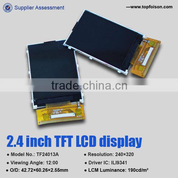 low power consumption 2.4 inch TFT LCD Display 240*320 for consumer electronics-TF24013A