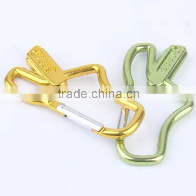 Carabiner Screw Lock Hanging Padlock Key Chain