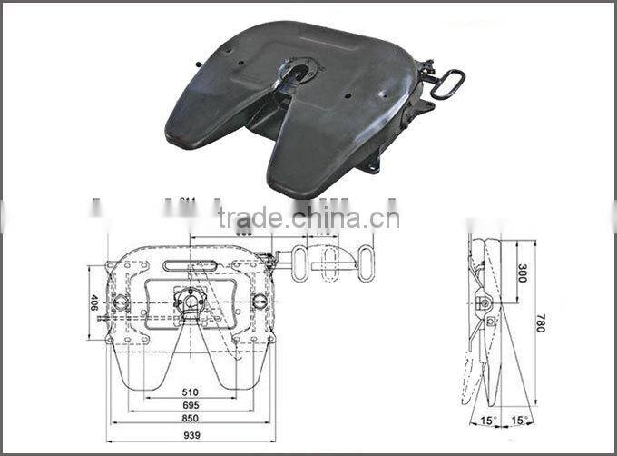 Trailer Parts,Truck Fifth Wheel,20T 3.5 Inch Semi-trailer Fifth Wheel