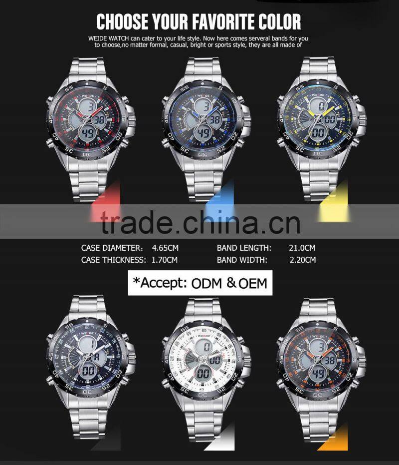 WEIDE Wholesale Alibaba WH1103-1 Water Resistant Men Watches Digital Watches