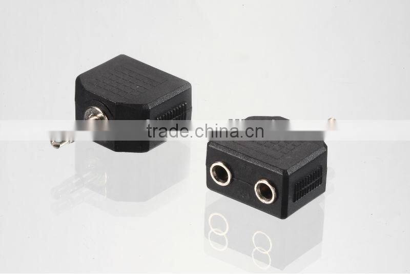 3.5mm to 2rca female adapter
