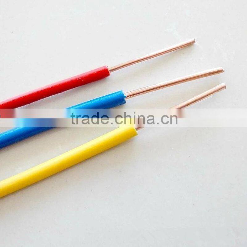 copper conductor building 1.5mm electric cable