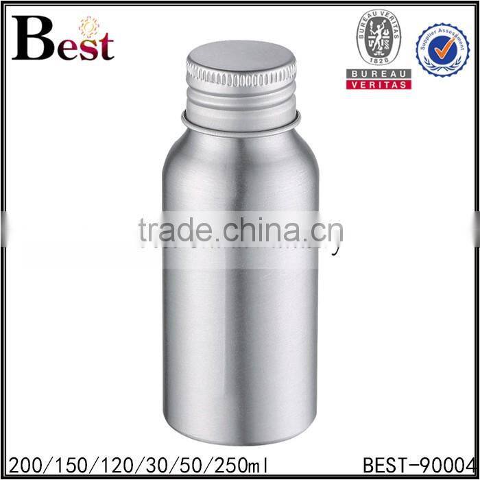 30/50/120/200/250ml aluminum bottle aluminum spray pump aluminum bottle for olive oil