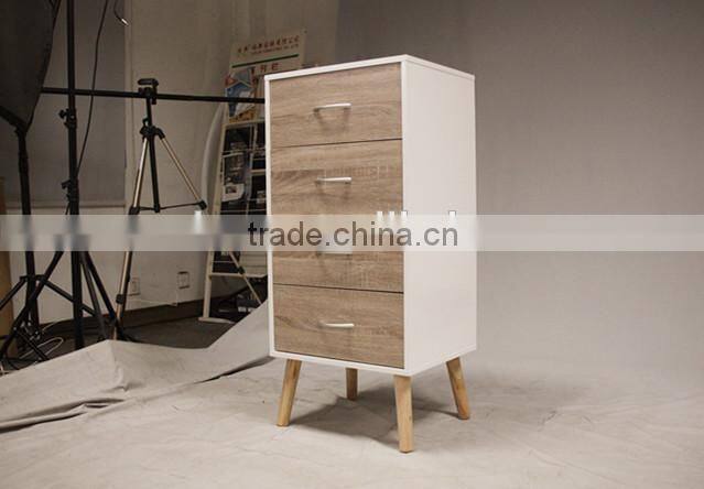 Wooden modern tall cabinet