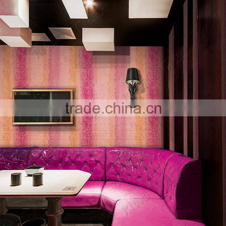 Good sale pvc waterproof colorful 3d design wallpaper
